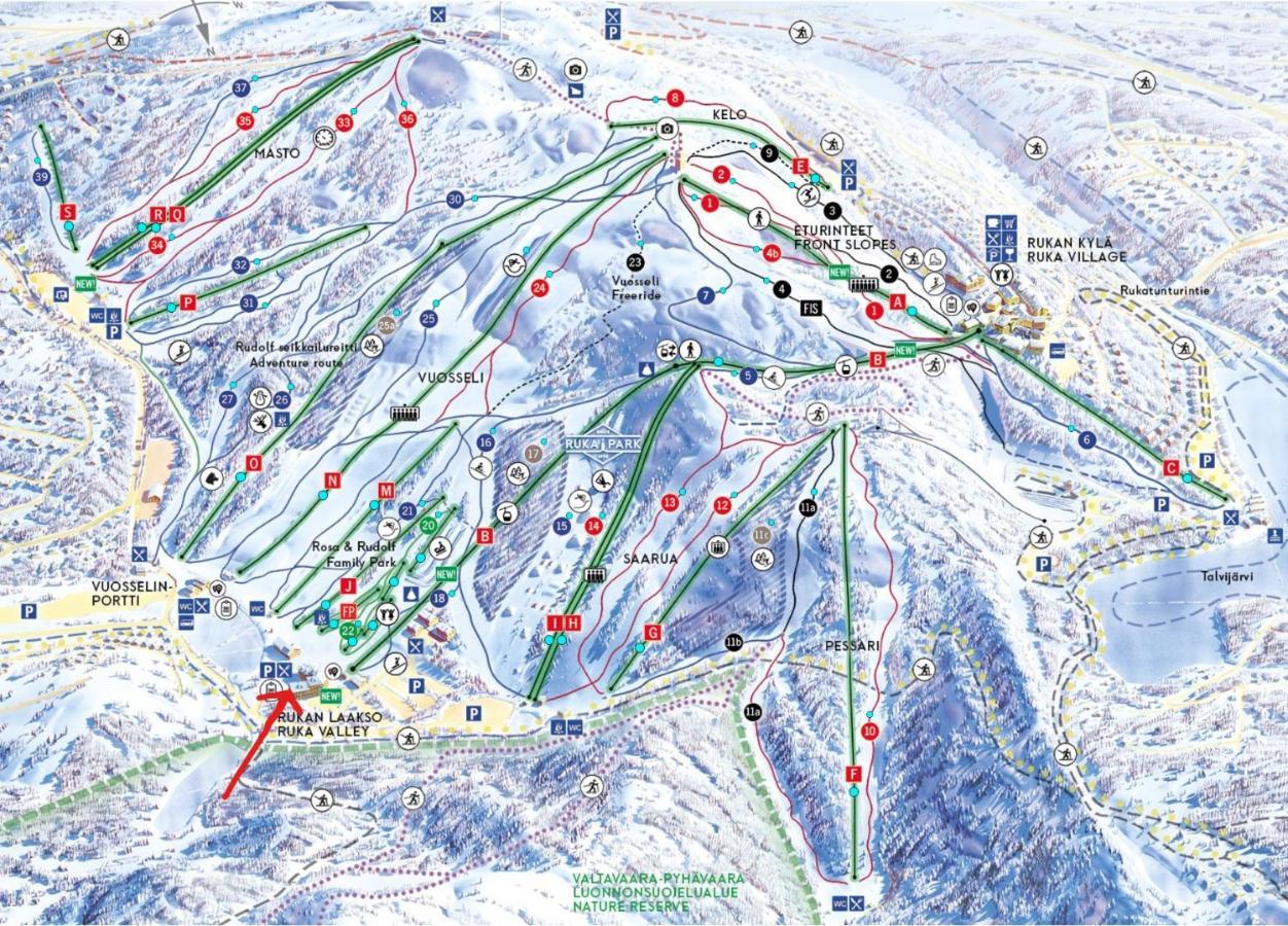 Rukavalley Unique46 Ski In - Ski Out Eksteriør billede